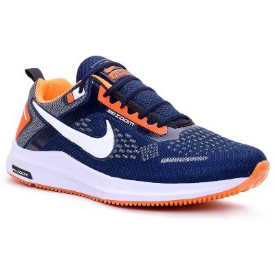 Tênis Nike Zoom Azul Marinho Laranja